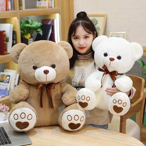 35cm/50cm/60CM 5 Colors Lovely Bow-Knot Teddy Bear Doll