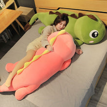 Load image into Gallery viewer, 60cm-140cm Big Size Long Lovely Dinosaur Plush Toys
