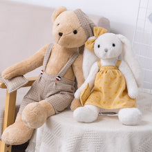 Load image into Gallery viewer, 37cm-60cm Long Ears Bunny &amp; Cute Teddy Bear in PJs Plush Dolls
