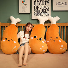 Load image into Gallery viewer, 50cm-100cm Simulation Food Fried Chicken Leg Drumstick Plush Toys
