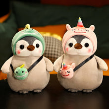 Load image into Gallery viewer, 25cm/35cm Kawaii Penguin Plush Toys Dressed As Other Animals
