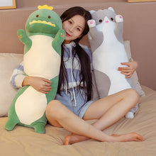 Load image into Gallery viewer, 65cm-120cm Cartoon Long Animals Plush Toy Squishy Sleeping Friends
