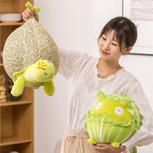 Load image into Gallery viewer, 25cm-40cm Cartoon Cabbage Frog &amp; Vegetable Turtle Stuffed Plush Toys
