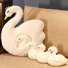 Load image into Gallery viewer, Cute Fluffy Ducklings &amp; Swan Plush Toys With Blankets
