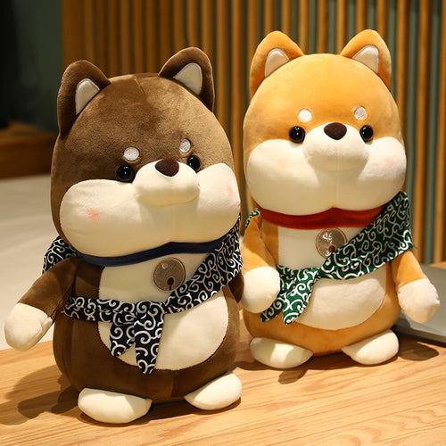 25cm-45cm Lovely Shiba Inu Plush Toys Kawaii Runaway Dog Dolls