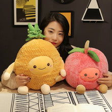 Load image into Gallery viewer, 30cm-45cm Cartoon Fruit Plushies Watermelon, Pineapple &amp; Cherry Toy Dolls
