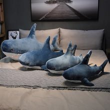 Load image into Gallery viewer, 60cm-140cm Big Soft Cute Shark Plush Toy Pillow
