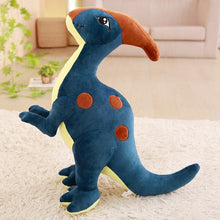 Load image into Gallery viewer, 55cm-95cm Cute Parasaurolophus Dinosaur Plush Toys Blue &amp; Green
