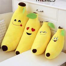 Load image into Gallery viewer, 40cm-80cm Cute Banana Food Plush Toy Stuffed Dolls in Different Sizes
