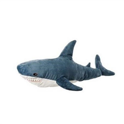 60cm-140cm Big Soft Cute Shark Plush Toy Pillow