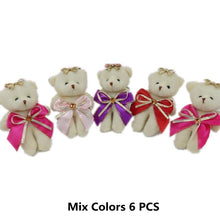 Load image into Gallery viewer, 10cm 6Pcs Teddy Bear Plush Toys In Many Different Clothes
