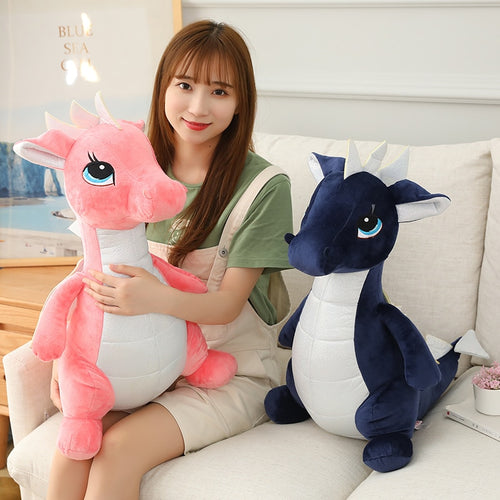 40cm/60cm/80cm Kawaii Colourful Dragon Plush Dolls