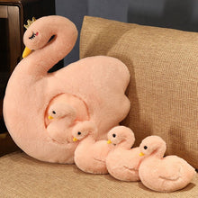 Load image into Gallery viewer, Cute Fluffy Ducklings &amp; Swan Plush Toys With Blankets
