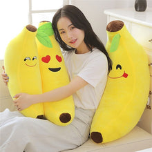 Load image into Gallery viewer, 40cm-80cm Cute Banana Food Plush Toy Stuffed Dolls in Different Sizes
