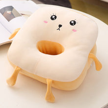 Load image into Gallery viewer, 32cm Cute Toast Bread Plush Nap Hand-Warmer Stuffed Pillows
