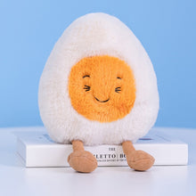 Load image into Gallery viewer, 23cm Fluffy Soft Boiled Egg Plushies With Different Emotions Stuffed Toys
