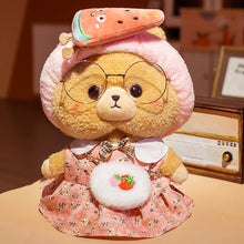 Load image into Gallery viewer, 30cm Cute Brown Teddy Bear Toy With Clothes Dress Up Bear Doll
