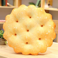 Load image into Gallery viewer, 38cm/40cm Creative Biscuit Crackers Plush Pillow Round/Square
