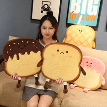 Load image into Gallery viewer, 30cm/40cm Simulation Sliced Bread Toast Plush Cushions Stuffed Foam
