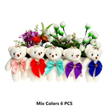 Load image into Gallery viewer, 10cm 6Pcs Teddy Bear Plush Toys In Many Different Clothes
