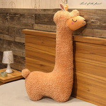 Load image into Gallery viewer, 75cm-130cm Giant Long Soft Alpaca Stuffed Plush Toys
