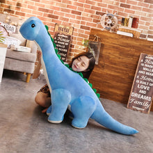 Load image into Gallery viewer, 50cm/80cm/100cm Colorful Giant Sauropod Dinosaur Stuffed Plush Toys
