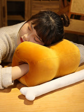 Load image into Gallery viewer, Meat Bone Stuffed Plush Pillow Detachable Bone Plush Toy
