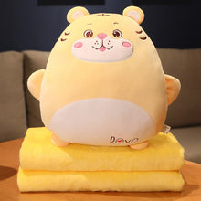 Load image into Gallery viewer, 40cm Cute Lovely Cartoon Round Animal Handwarmer 3 In 1 Blanket
