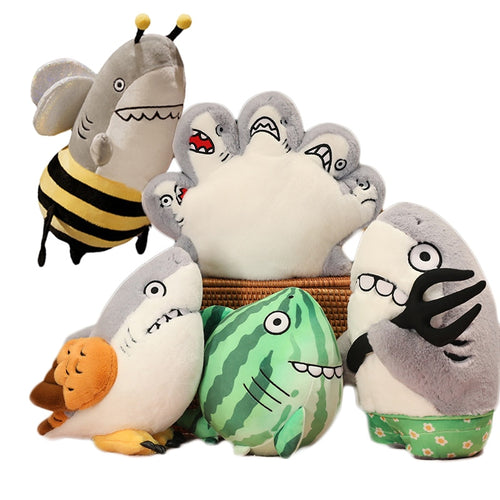 Small/Medium/Large Cute & Funny Shark Plush Toy Collection