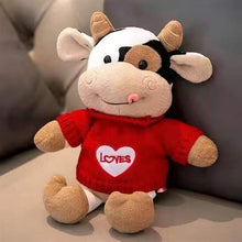 Load image into Gallery viewer, 26cm Cartoon Cow Plush Doll With Many Different Outfits
