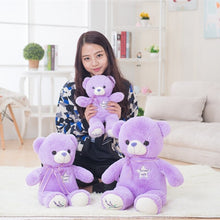 Load image into Gallery viewer, 35cm-80cm Cute Purple Bear Plush Toys High Quality Stuffed Lovely Animals
