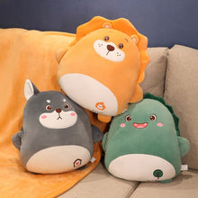 Load image into Gallery viewer, 40cm Cute Lovely Cartoon Round Animal Handwarmer 3 In 1 Blanket
