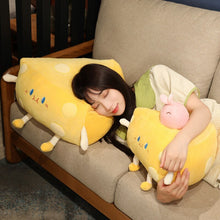 Load image into Gallery viewer, 20cm-50cm Cute Plush Cheese Toys With Little Animals On Top
