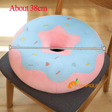 Load image into Gallery viewer, 38cm/58cm Vibrant Donut Plush Pillow Cushions in Different Colours
