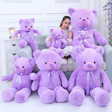 Load image into Gallery viewer, 40cm/60cm/80cm/100cm Super Big Vibrant Purple Tedddy Bear
