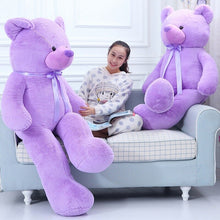 Load image into Gallery viewer, 40cm/60cm/80cm/100cm Super Big Vibrant Purple Tedddy Bear
