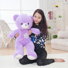 Load image into Gallery viewer, 35cm-80cm Cute Purple Bear Plush Toys High Quality Stuffed Lovely Animals
