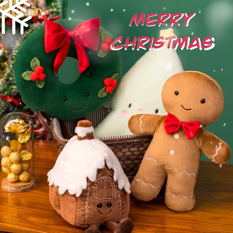 32cm-45cm Christmas Plush Collection Stuffed Toy Dolls