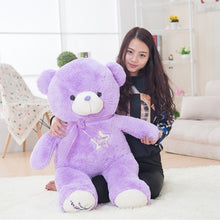 Load image into Gallery viewer, 35cm-80cm Cute Purple Bear Plush Toys High Quality Stuffed Lovely Animals
