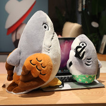 Load image into Gallery viewer, Small/Medium/Large Cute &amp; Funny Shark Plush Toy Collection
