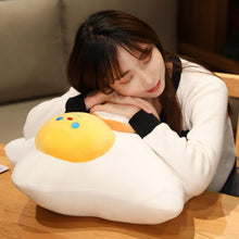 Load image into Gallery viewer, 55cm Plush Bread &amp; Egg Star Shaped Pillow Cute Food Plushies
