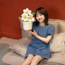 Load image into Gallery viewer, 30cm Sunflower Flowerpot Plush Decoration With Cute Faces
