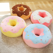 Load image into Gallery viewer, 38cm/58cm Vibrant Donut Plush Pillow Cushions in Different Colours
