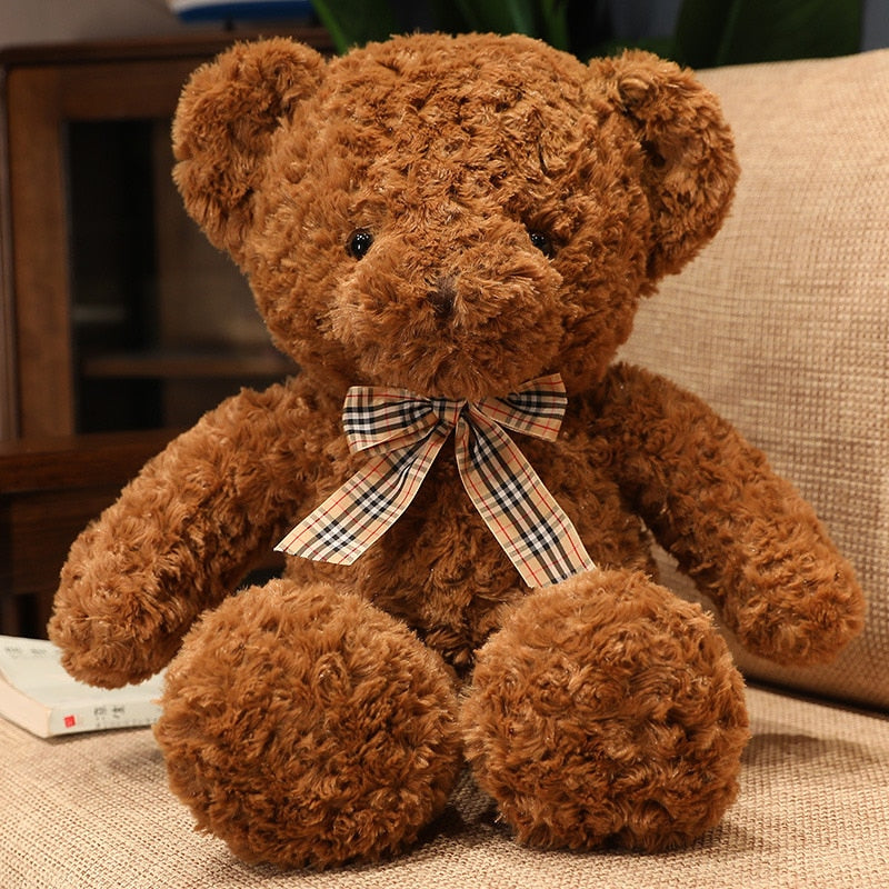 40cm/60cm/80cm Kawaii Bowknot Teddy Bear Stuffed Plush Toys