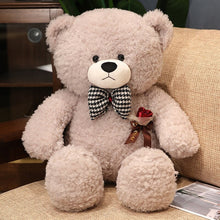 Load image into Gallery viewer, 80cm/100cm Rose Flower Gentleman Teddy Bear Large Plush Toys
