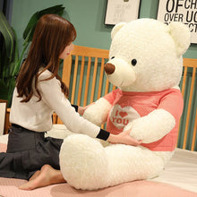 Load image into Gallery viewer, 80cm-120cm Sweater Style Teddy Bear Plush Toy Large Pillow Doll
