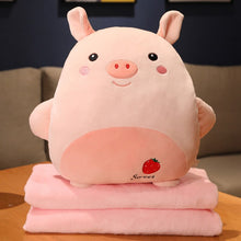 Load image into Gallery viewer, 40cm Cute Lovely Cartoon Round Animal Handwarmer 3 In 1 Blanket
