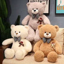 Load image into Gallery viewer, 80cm/100cm Rose Flower Gentleman Teddy Bear Large Plush Toys
