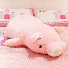 Load image into Gallery viewer, 40cm-75cm Squishy Pig Stuffed Doll Laying Down Plush
