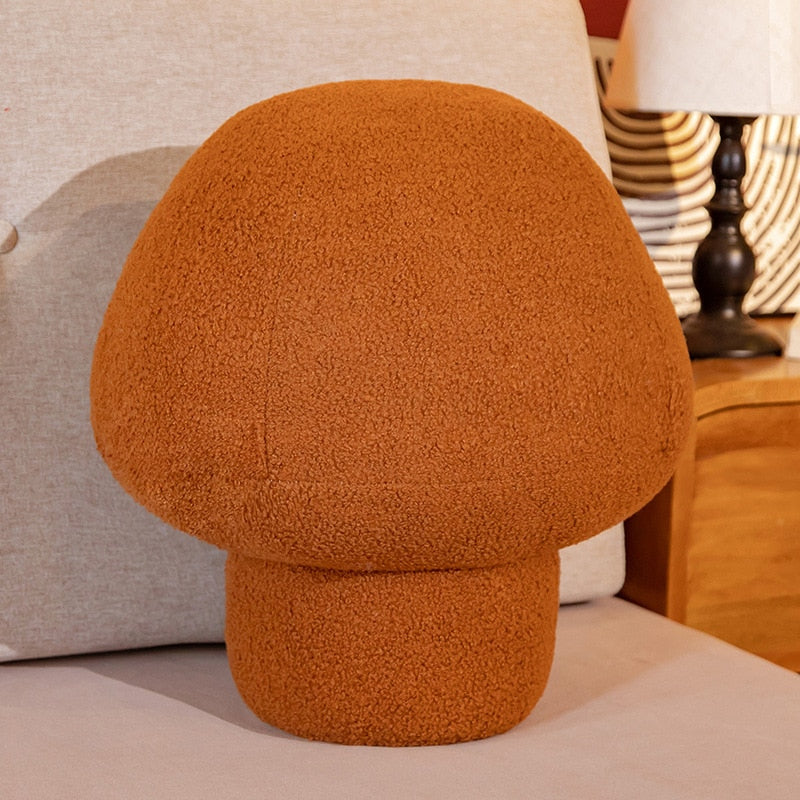 30cm/50cm Creative Cute Mushroom Pillow Plush Stuffed Vegetables